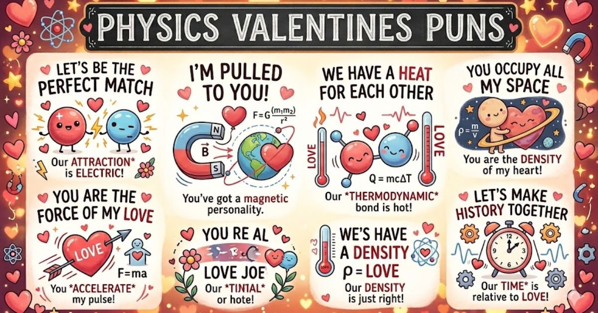 Physics Valentines Puns