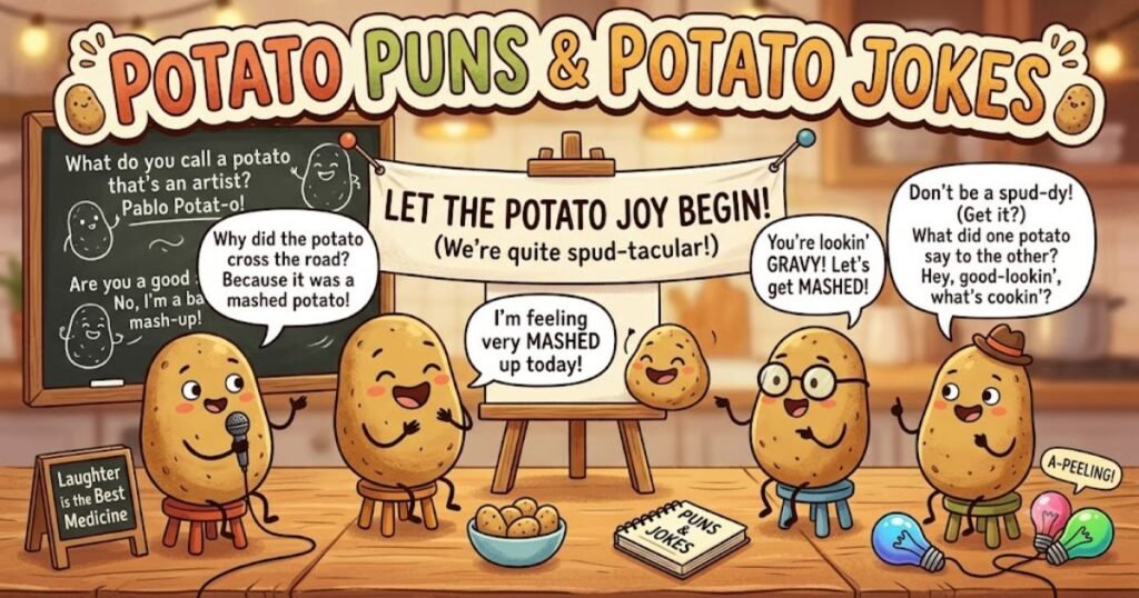 Potato Puns And Potato Jokes