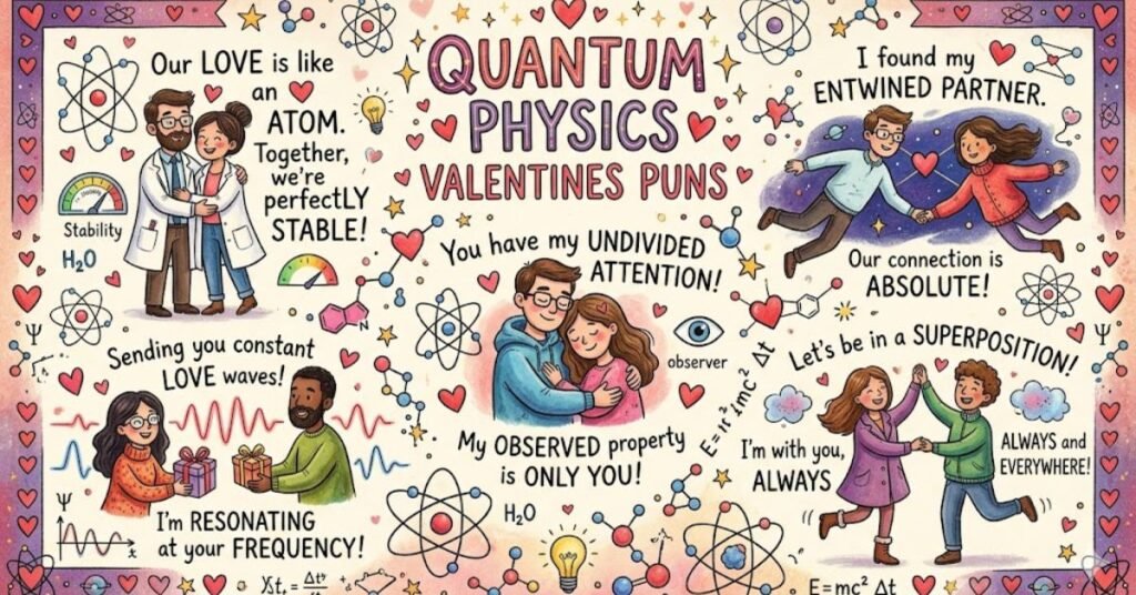 Quantum Physics Valentines Puns