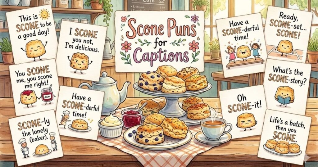Scone Puns for Captions