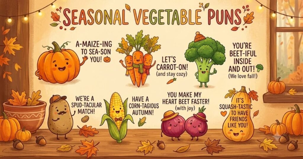 Seasonal Vegetable Puns 🍂