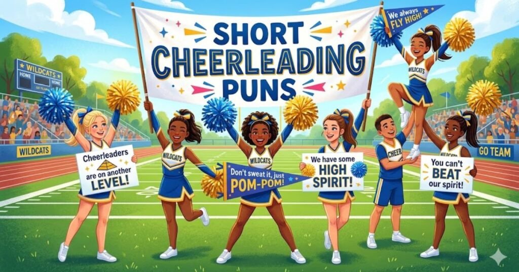 Short Cheerleading Puns