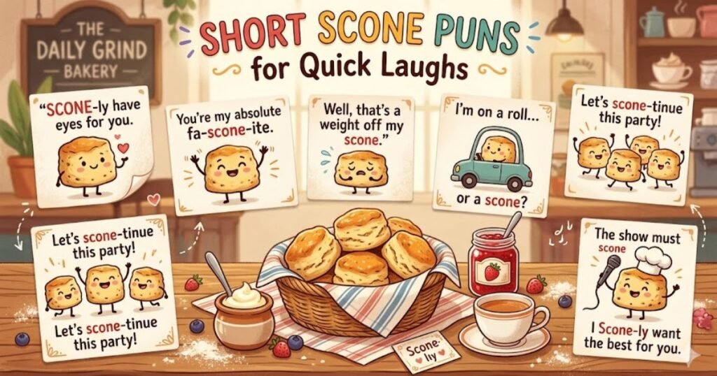 Short Scone Puns for Quick Laughs