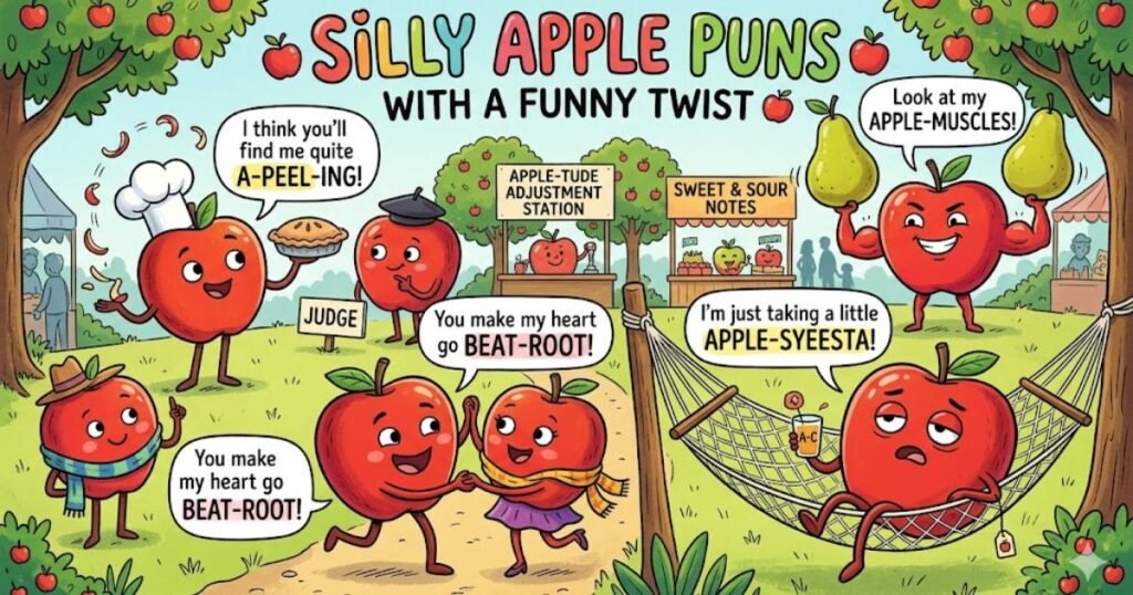 Silly Apple Puns With a Funny Twist