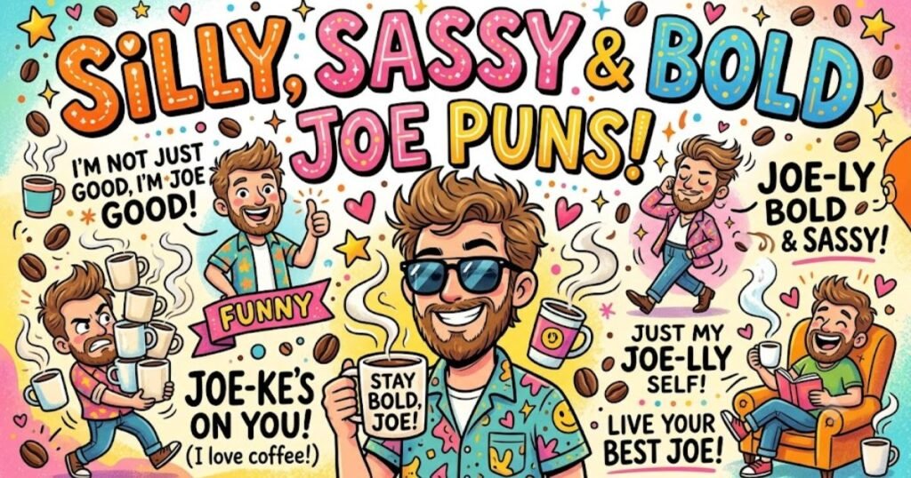 Silly, Sassy & Bold Joe Puns