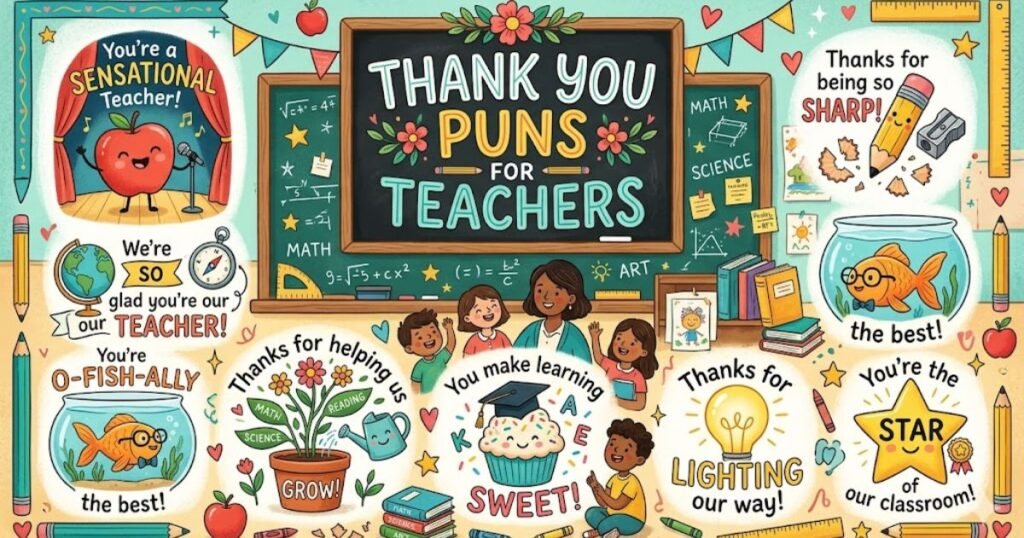 Thank You Puns for Teachers