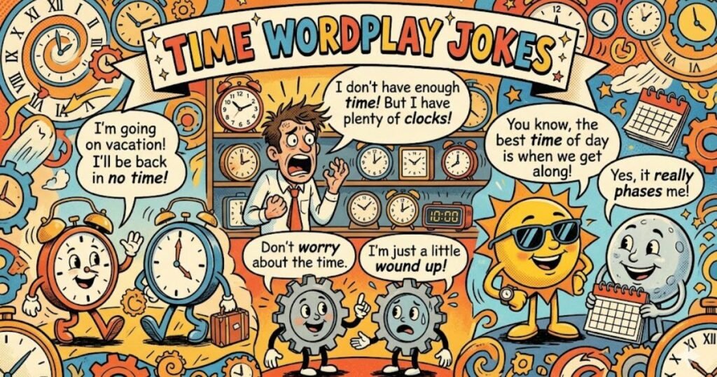 Time Wordplay Jokes
