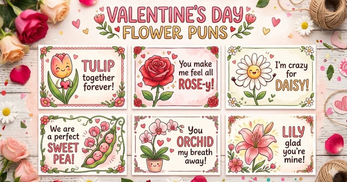 Valentine’s Day Flower Puns