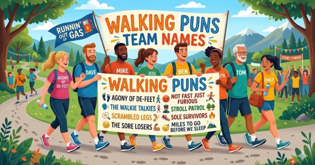 Walking Puns Team Names