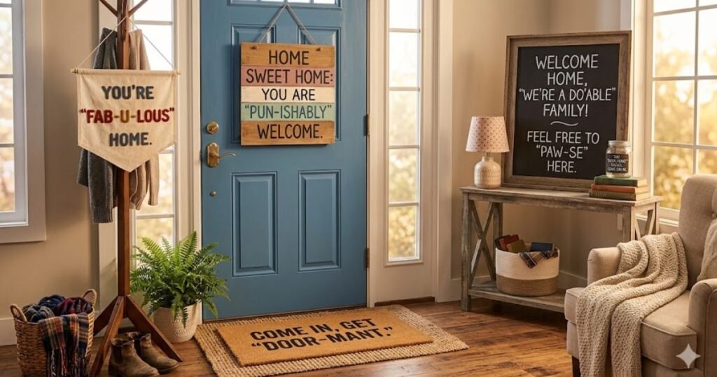 Warm and Cozy Welcome Home Puns