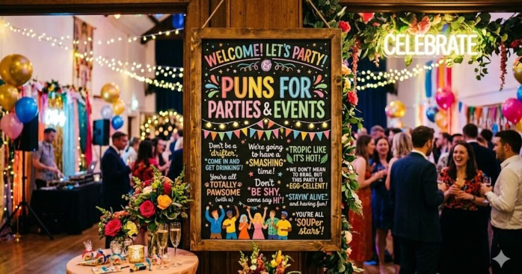 Welcome Puns for Parties and Events